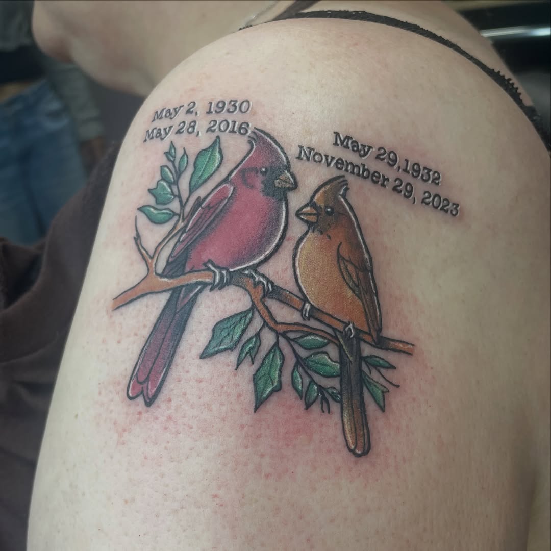 Tattoo by @artist_usual — realism, lettering_script