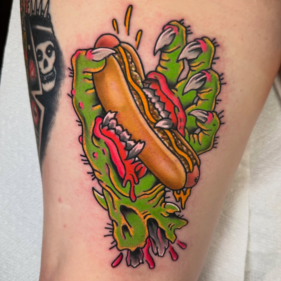 Tattoo by @justintattoosnc โ american_traditional, new_school
