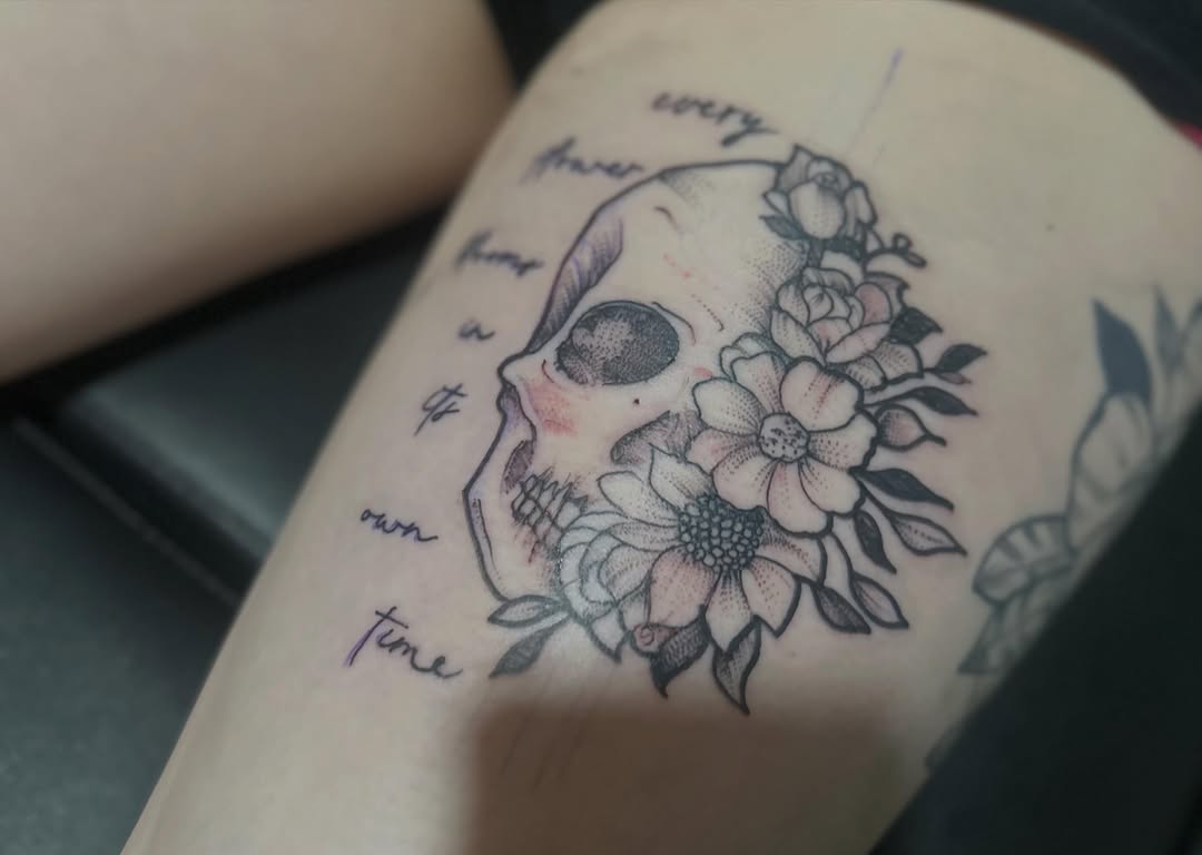 Tattoo by @highly_carver — fine_line, dotwork
