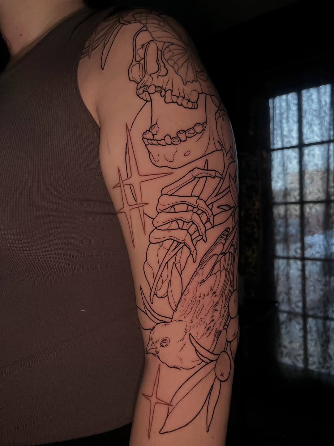 Tattoo by @summer_machelle — black_and_grey