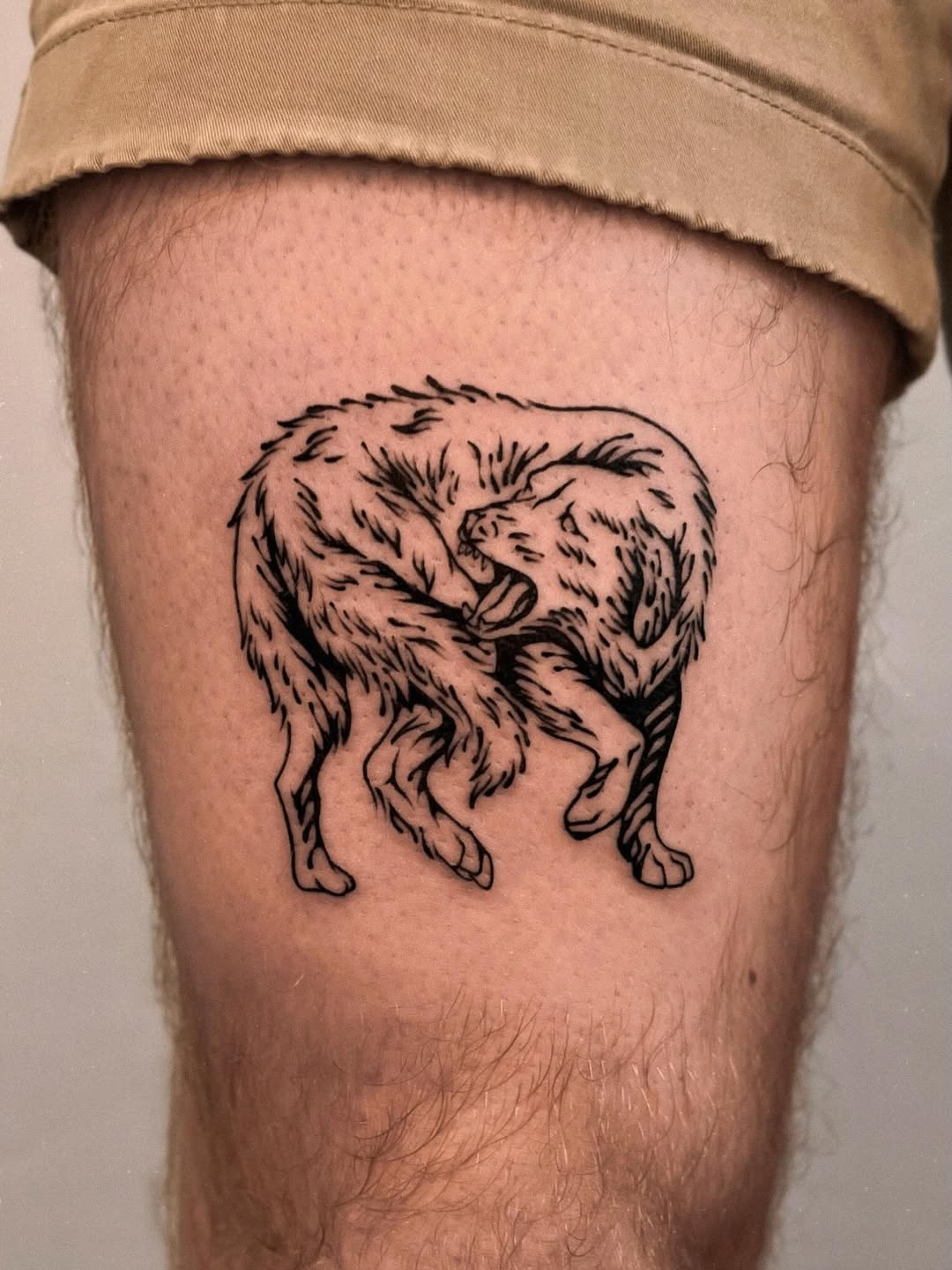 Tattoo by @wonny_wood โ black_and_grey, illustrative