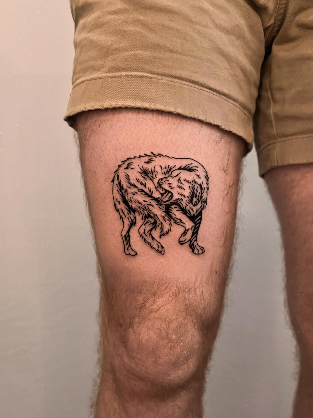 Tattoo by @wonny_wood โ blackwork, illustrative