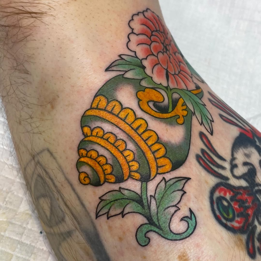 Tattoo by @lady_lively — american_traditional, illustrative