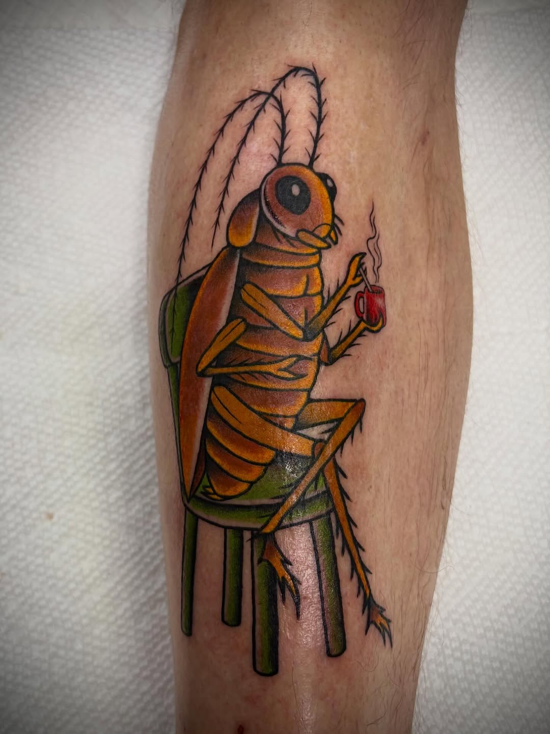 Tattoo by @harmo.ink — american_traditional, illustrative