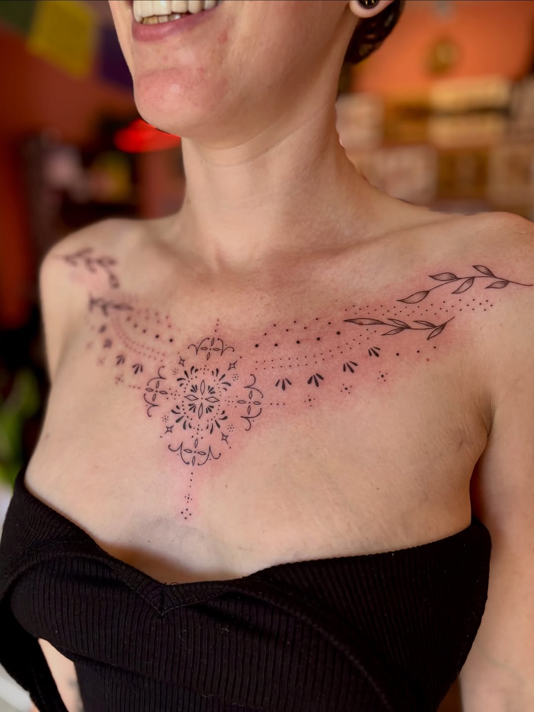 Tattoo by @damoretattoos — fine_line, ornamental