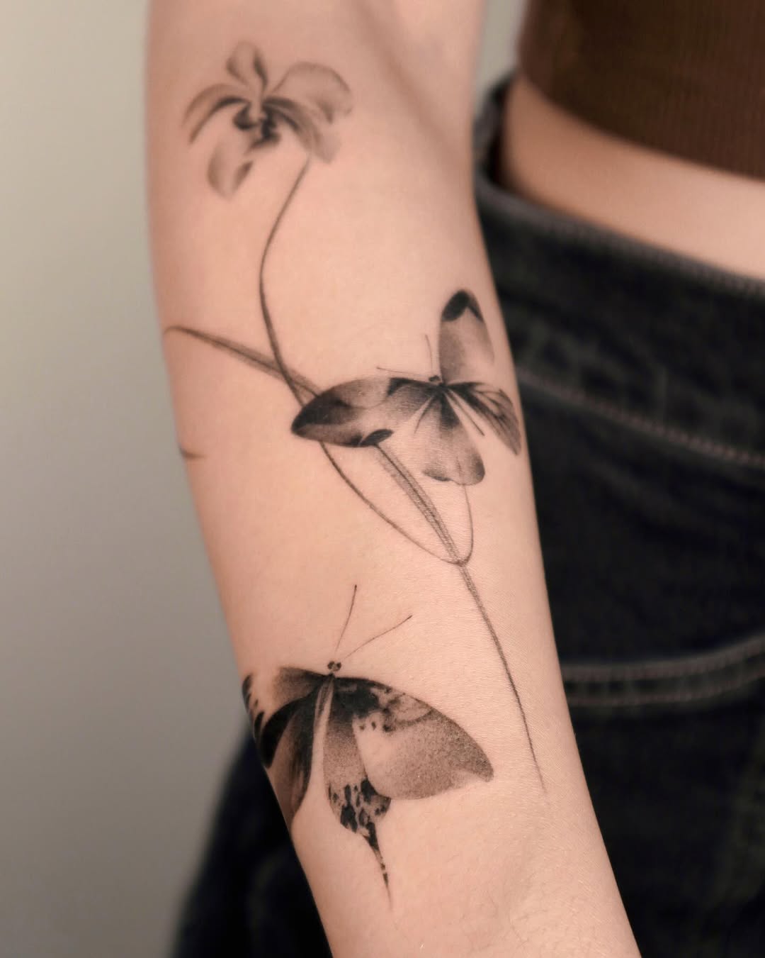 Tattoo by @rivdttt β fine_line, black_and_grey