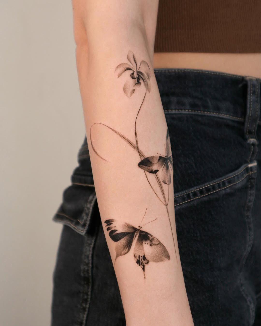 Tattoo by @rivdttt β fine_line, black_and_grey