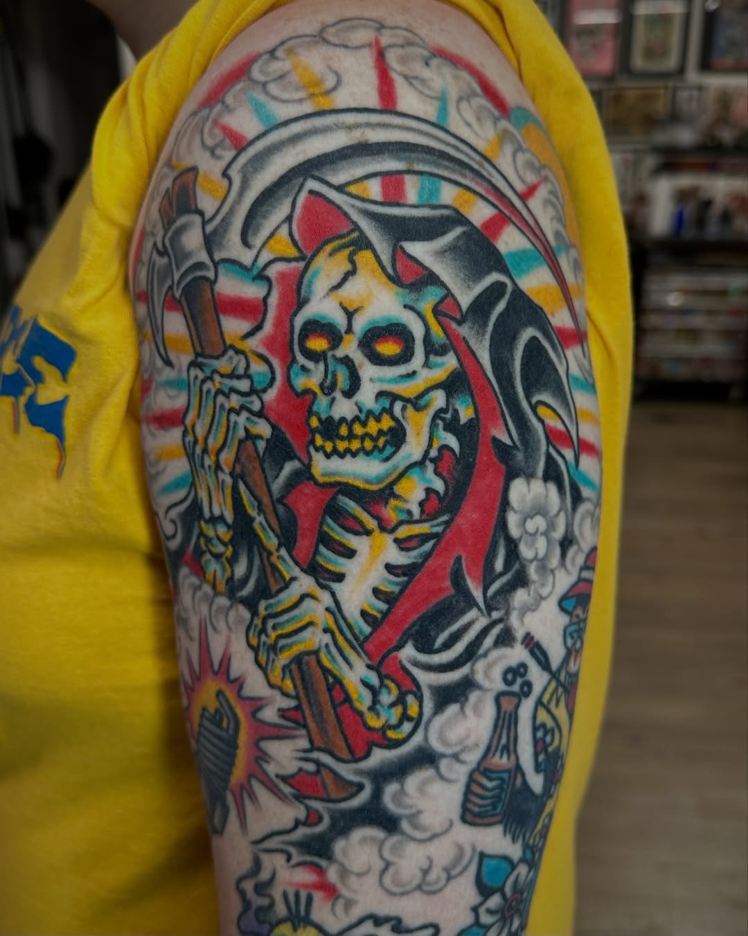 Tattoo by @today.jr — american_traditional, new_school