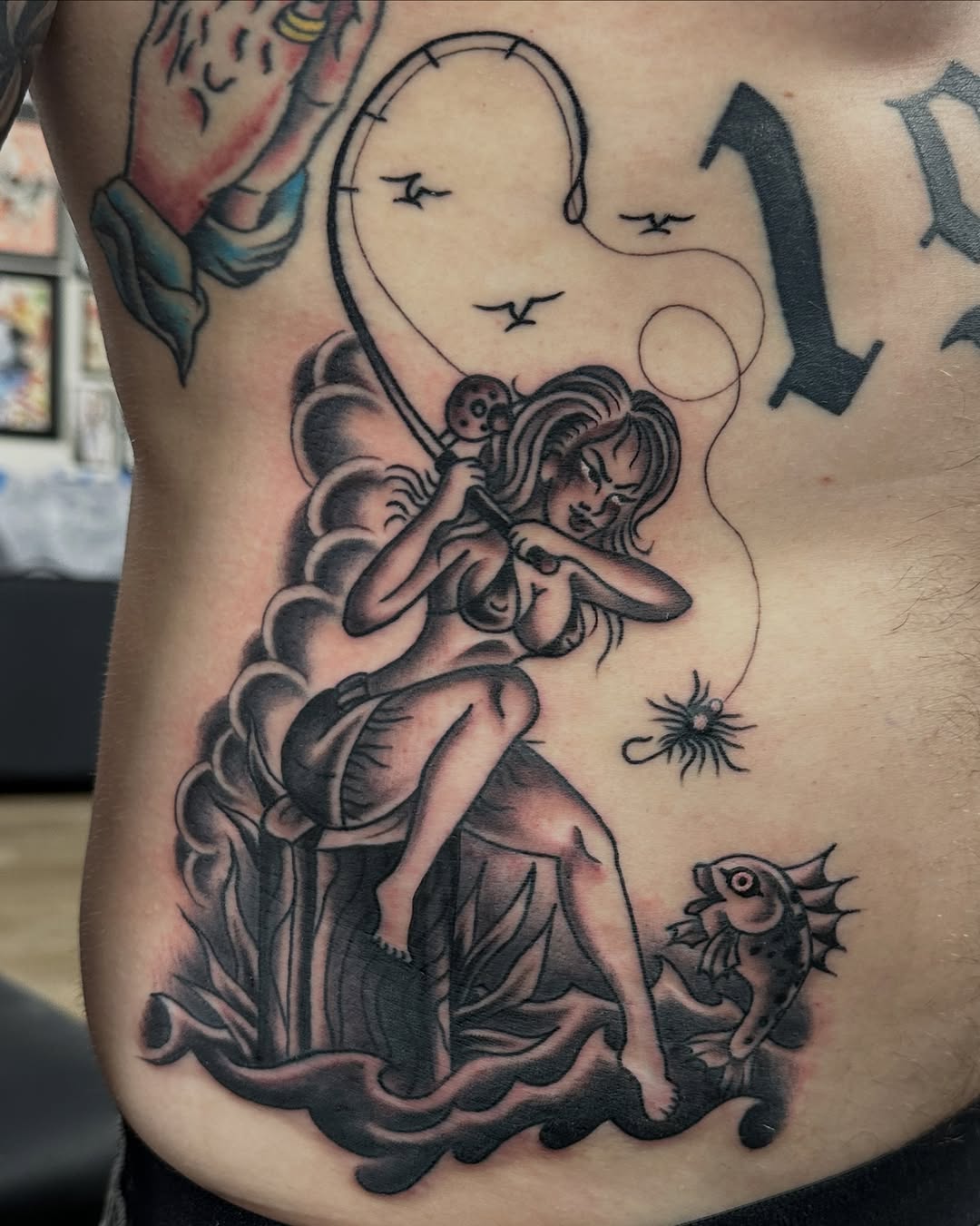 Tattoo by @today.jr — american_traditional, black_and_grey