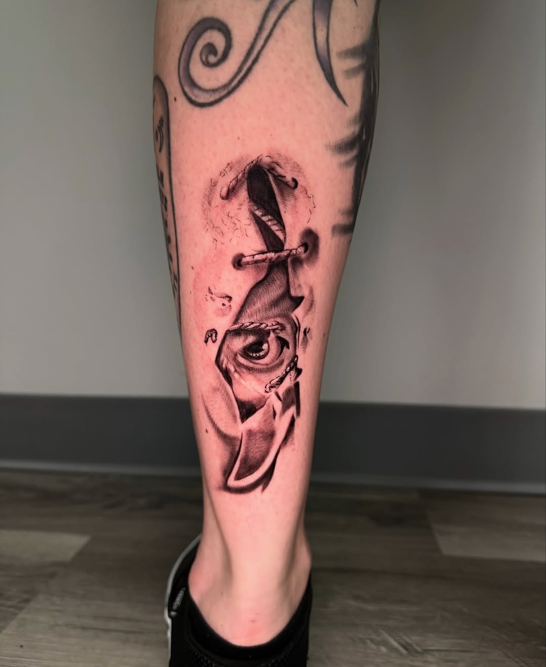 Tattoo by @inkedbysam — realism, black_and_grey