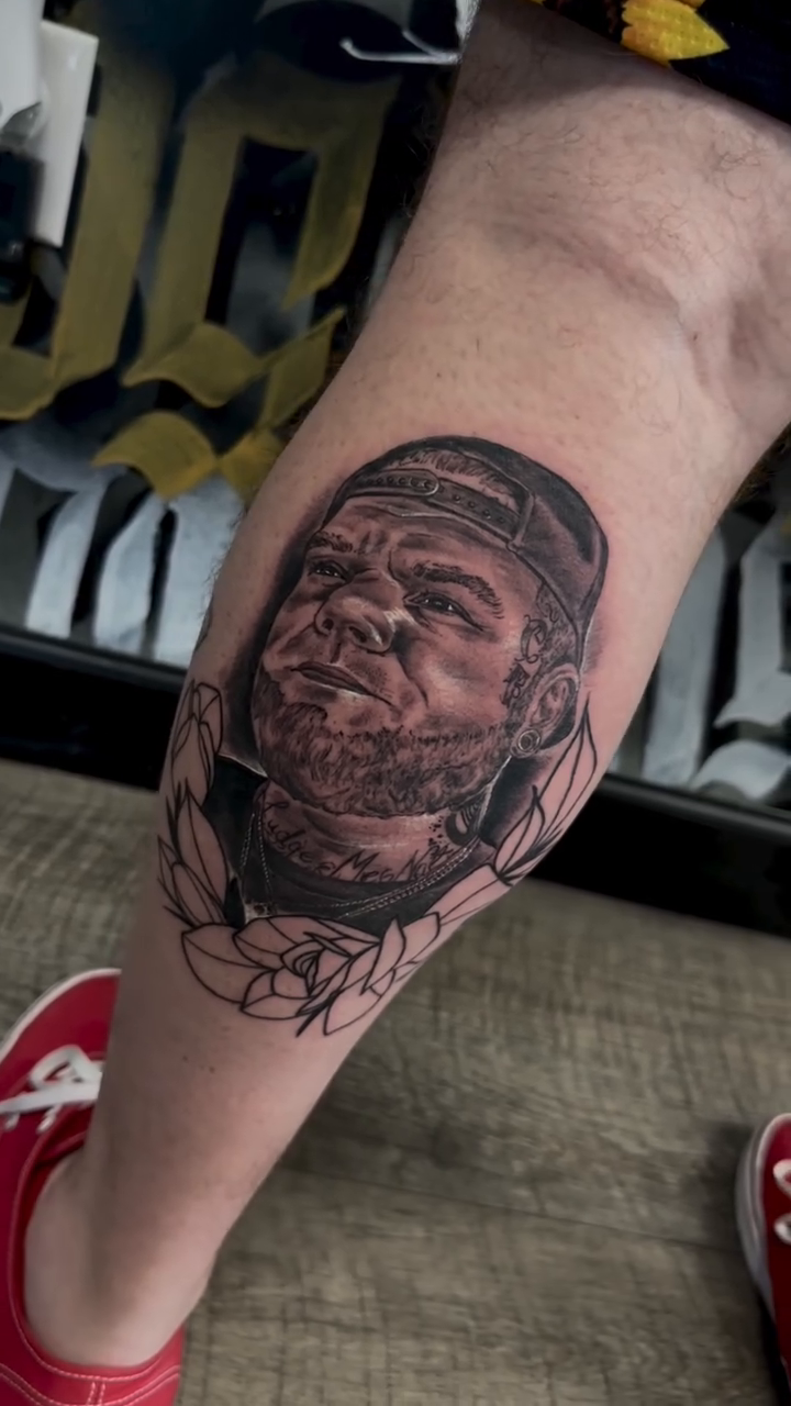 Tattoo by @scott.cole.tattoo — realism, black_and_grey