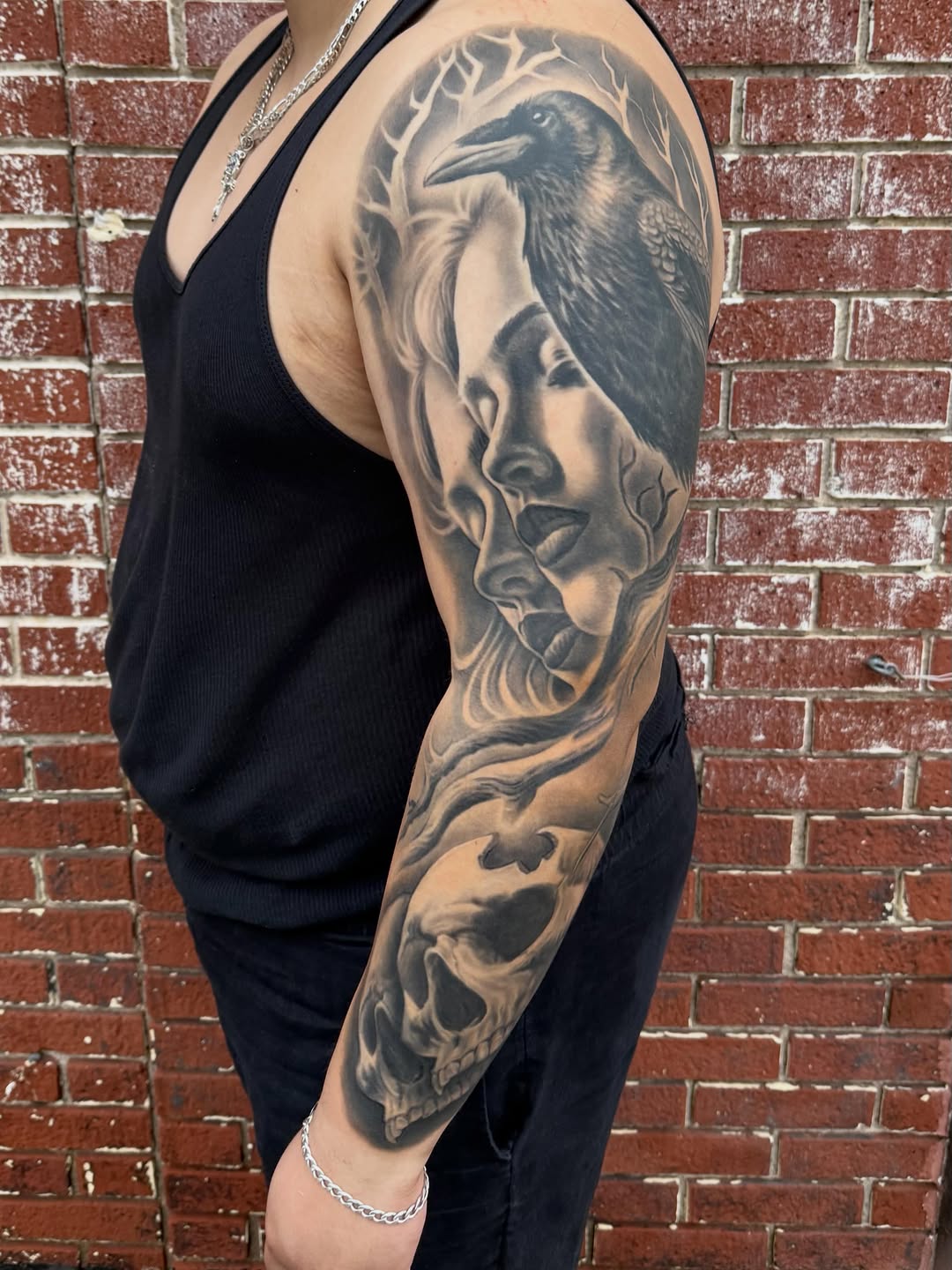 Tattoo by @jeremiahtattoos — black_and_grey, realism