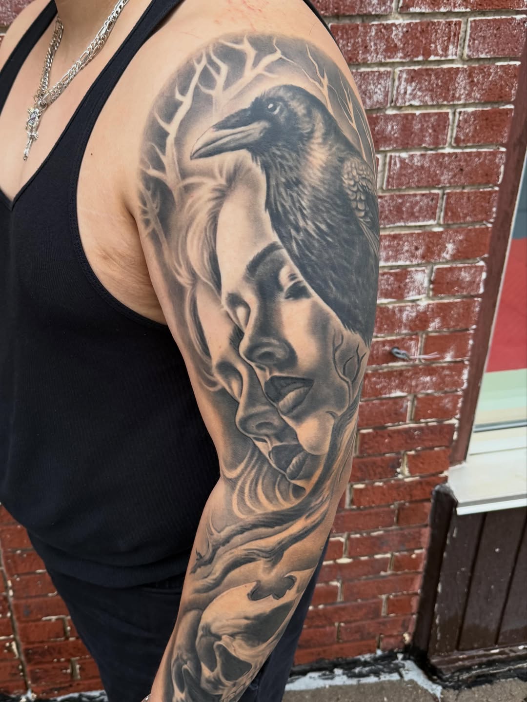 Tattoo by @jeremiahtattoos — realism, black_and_grey