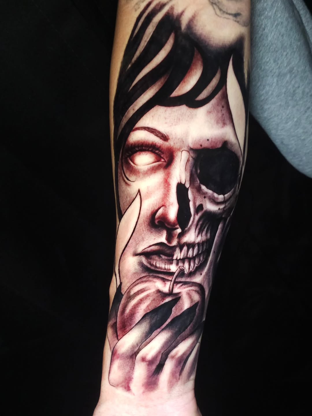 Tattoo by @fromthefiretattoo605 — realism, dark_realism