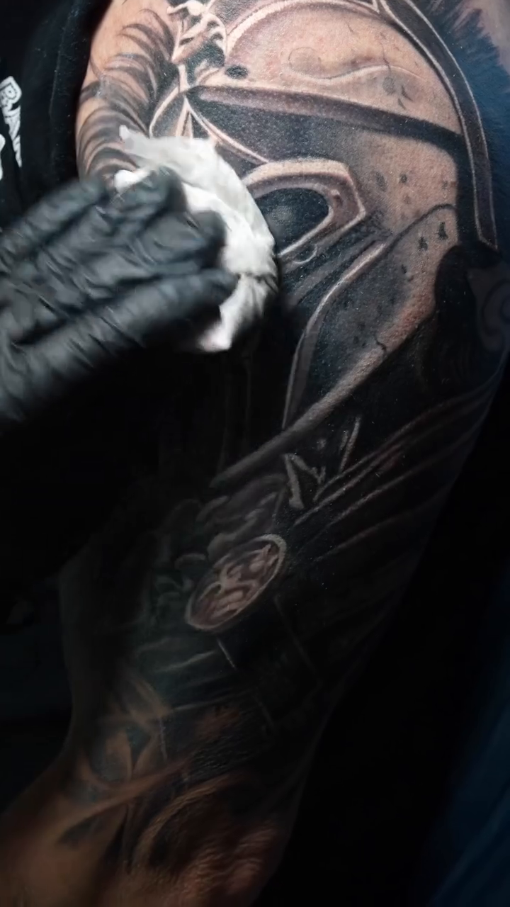 Tattoo by @sketchink08 β black_and_grey, realism