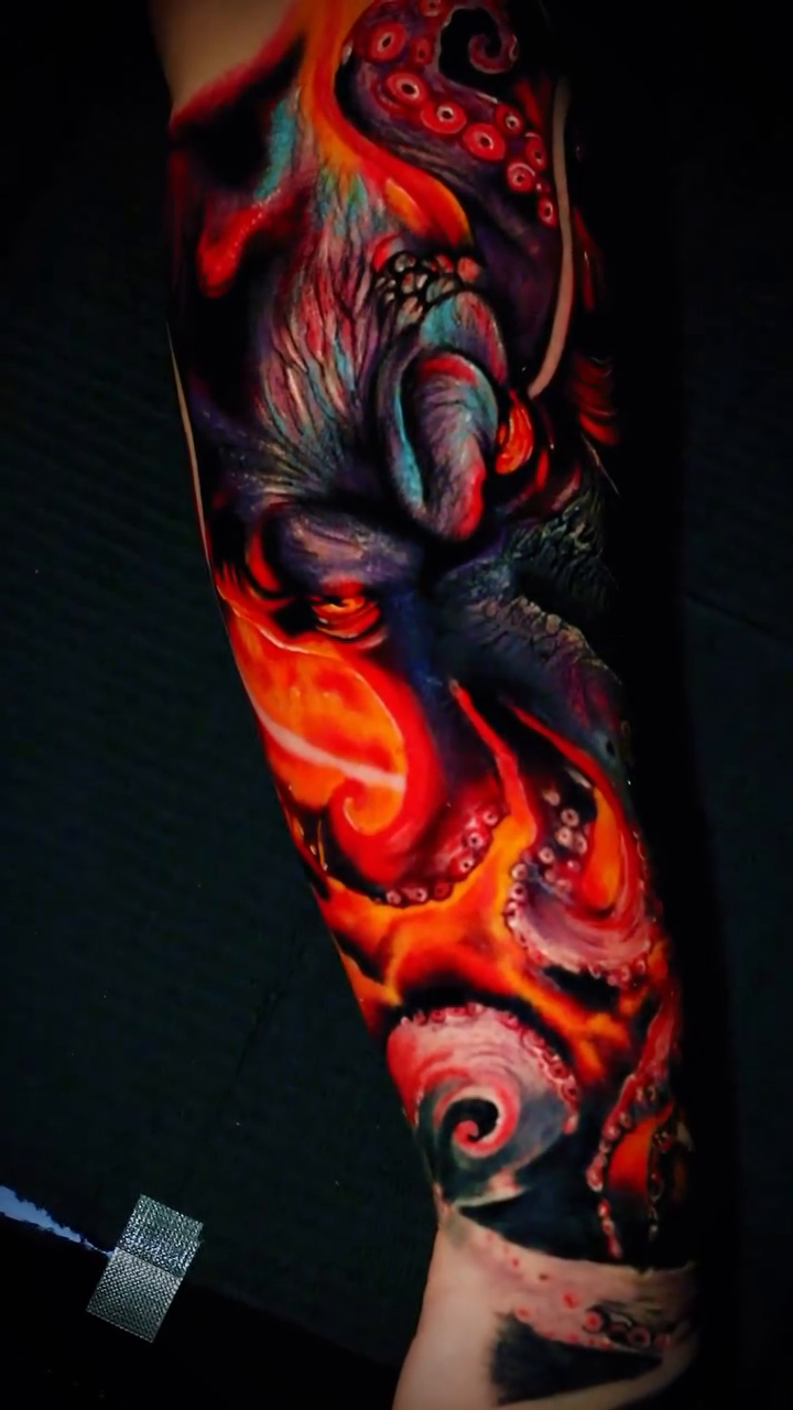 Tattoo by @botero_tattoo — realism, dark_realism
