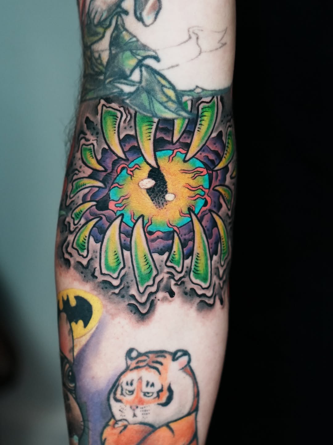 Tattoo by @mrdrextattoo โ new_school, blackwork