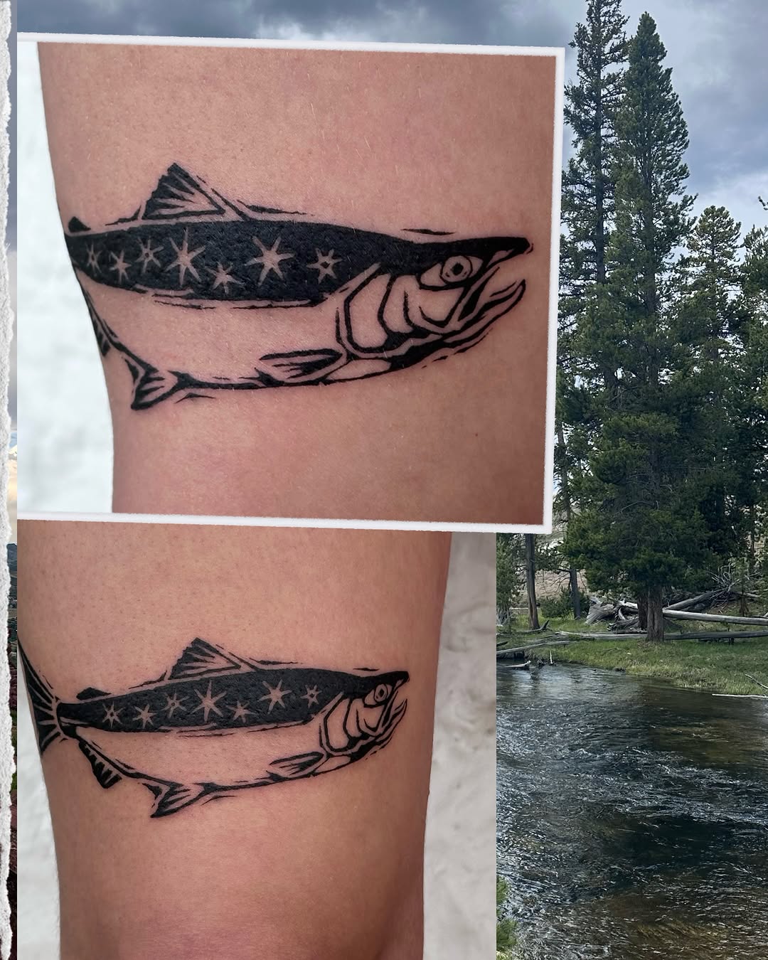 Tattoo by @ornatebones β blackwork