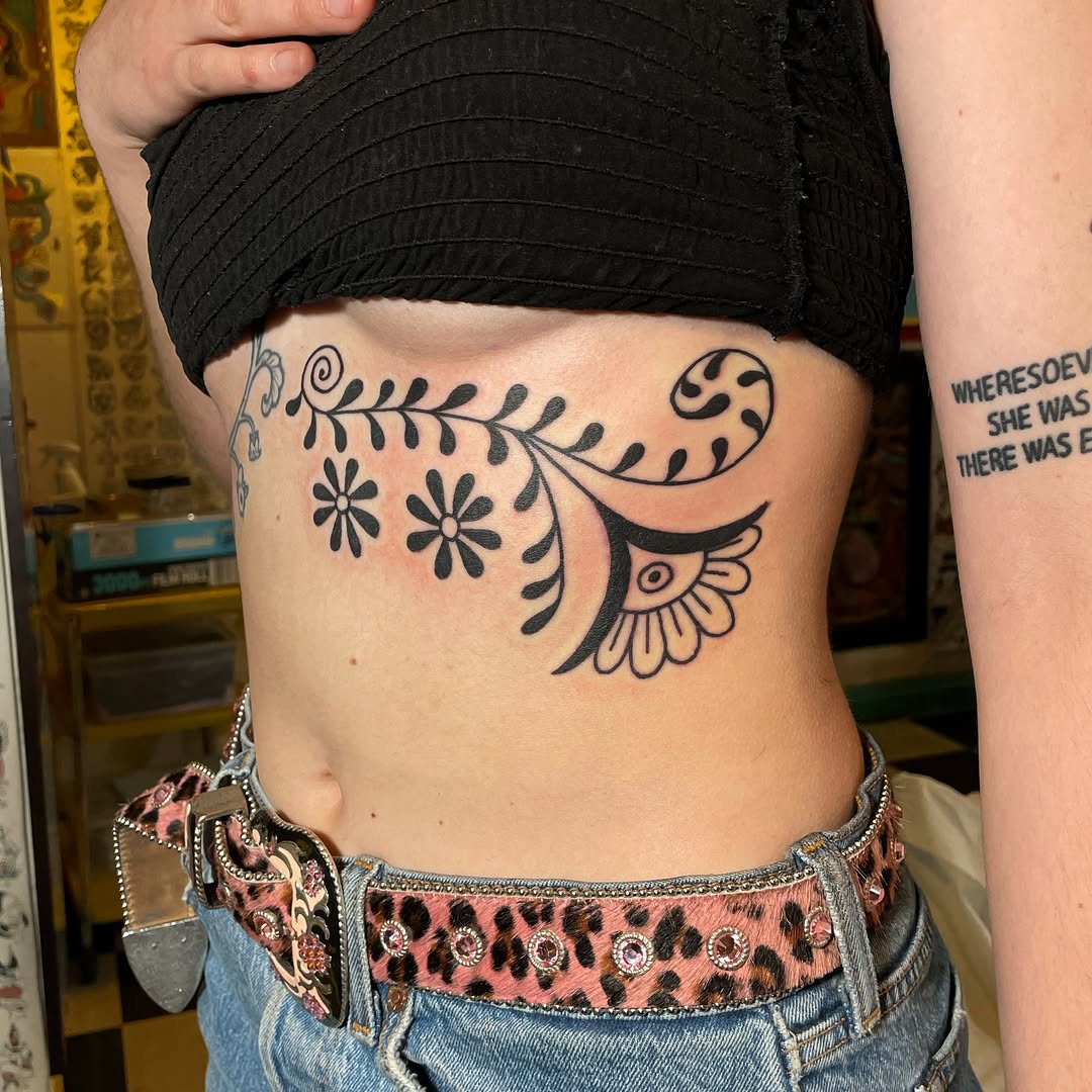 Tattoo by @cosmic___karma โ blackwork, ornamental