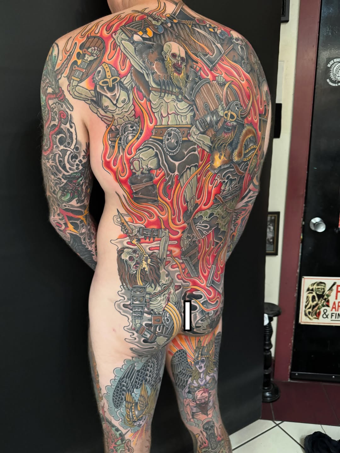 Tattoo by @dereknoble36 — japanese_irezumi, new_school