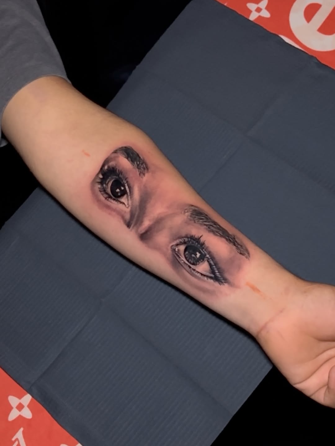 Tattoo by @aztec_tatt — realism, black_and_grey