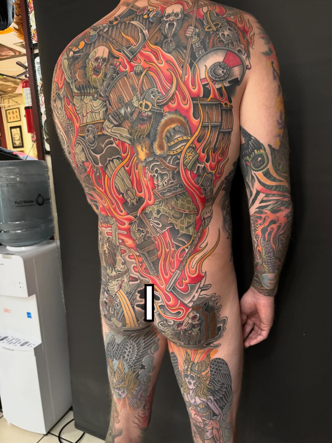 Tattoo by @dereknoble36 — japanese_irezumi, black_and_grey