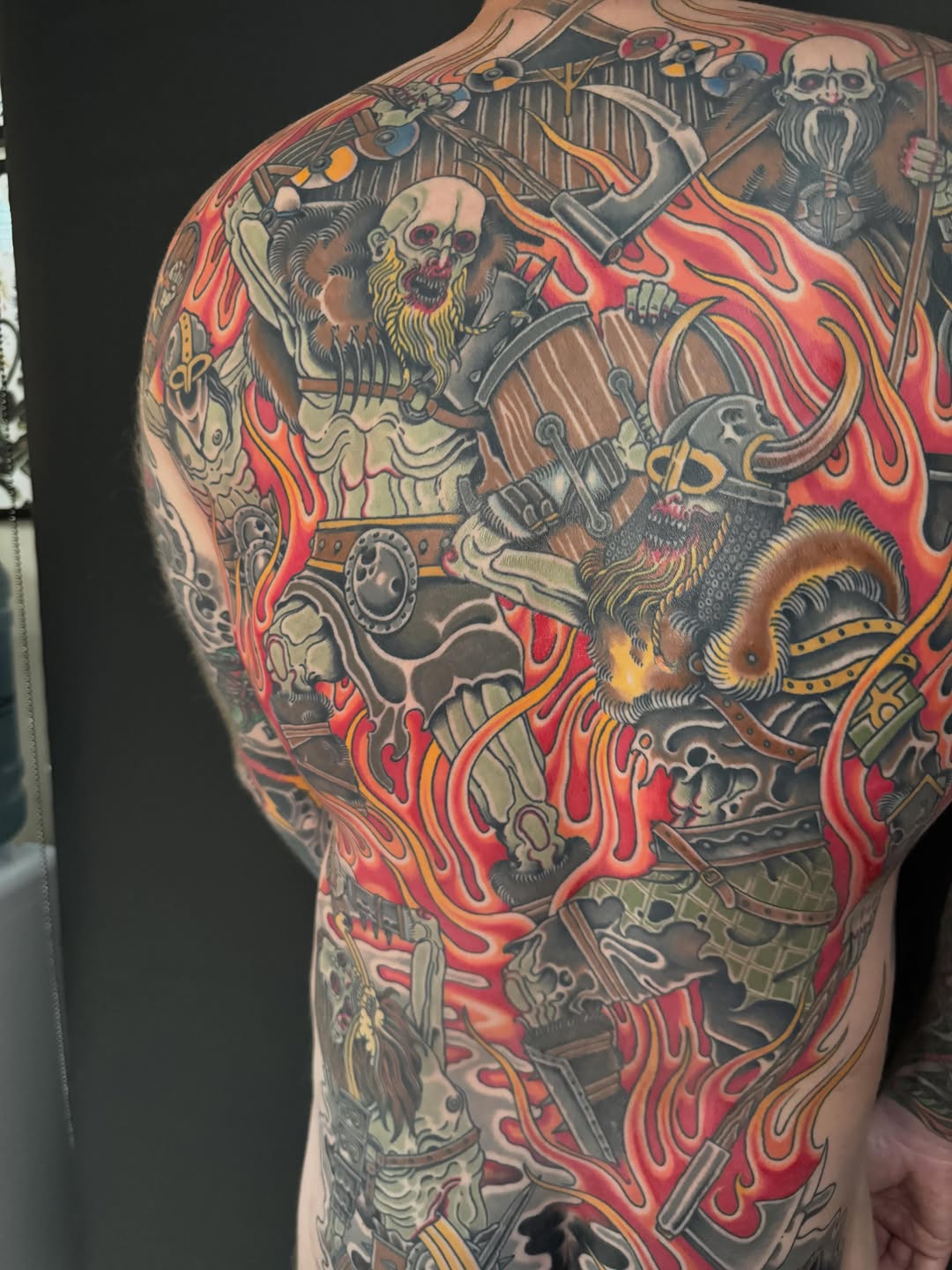 Tattoo by @dereknoble36 — japanese_irezumi, trash_polka