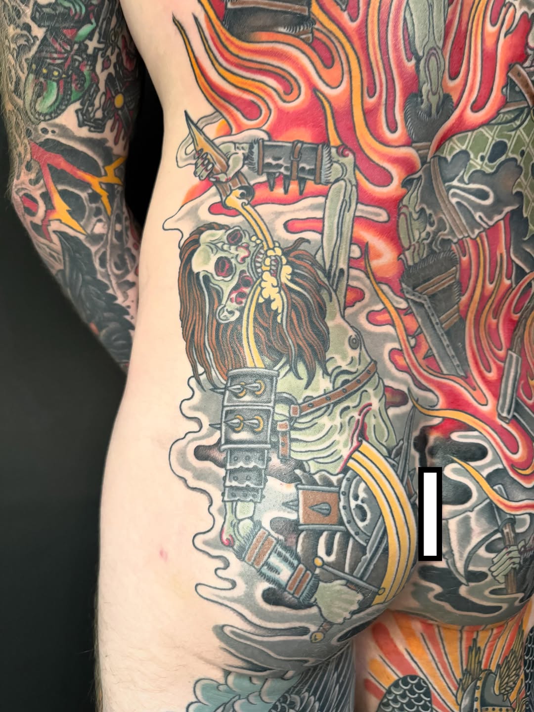 Tattoo by @dereknoble36 — japanese_irezumi, black_and_grey