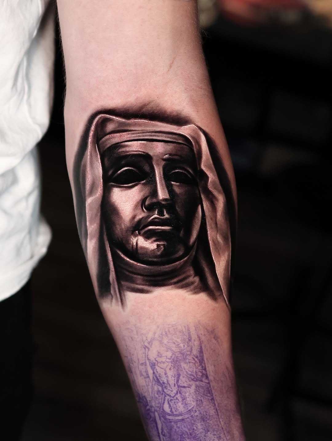 Tattoo by @steven1nk — realism, black_and_grey