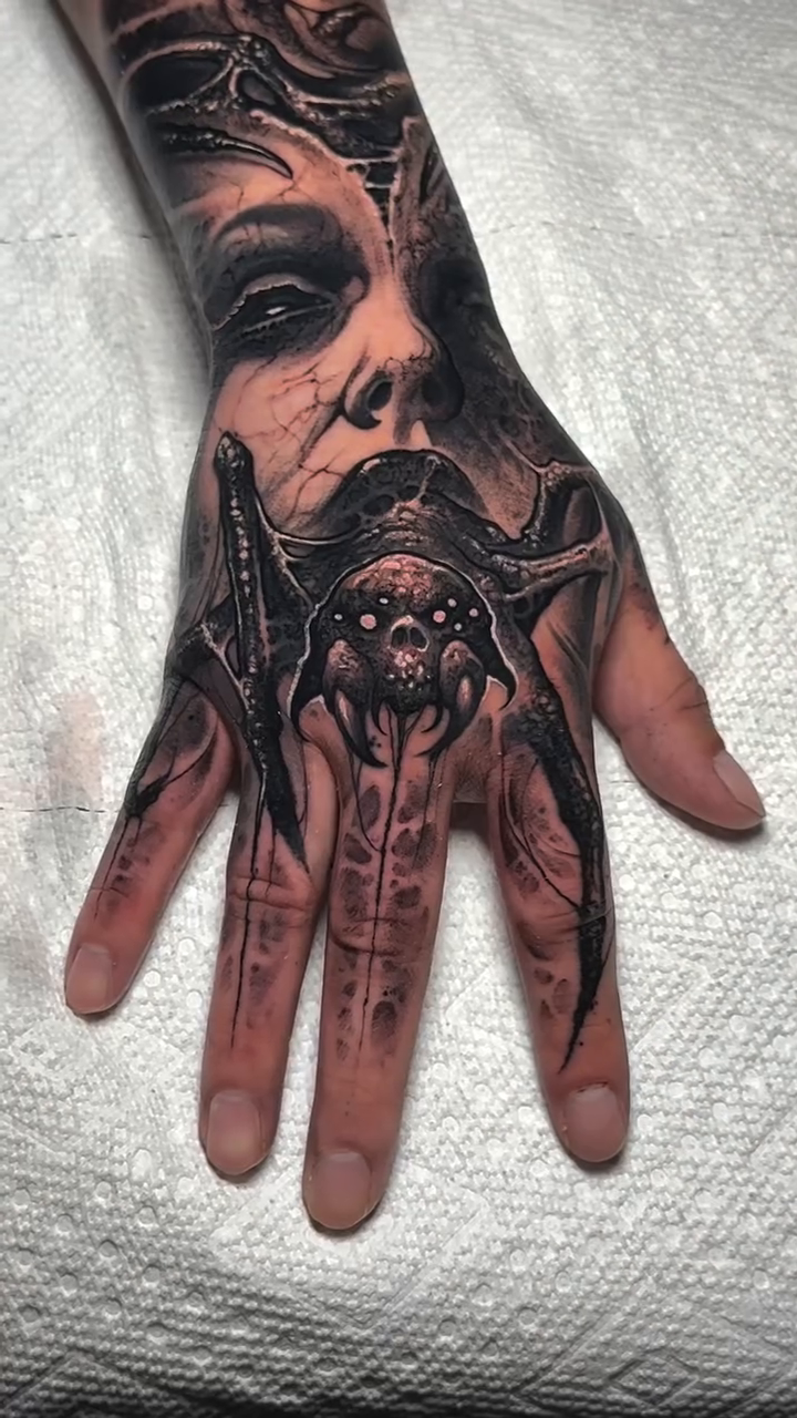 Tattoo by @brandon__herrera — black_and_grey, realism