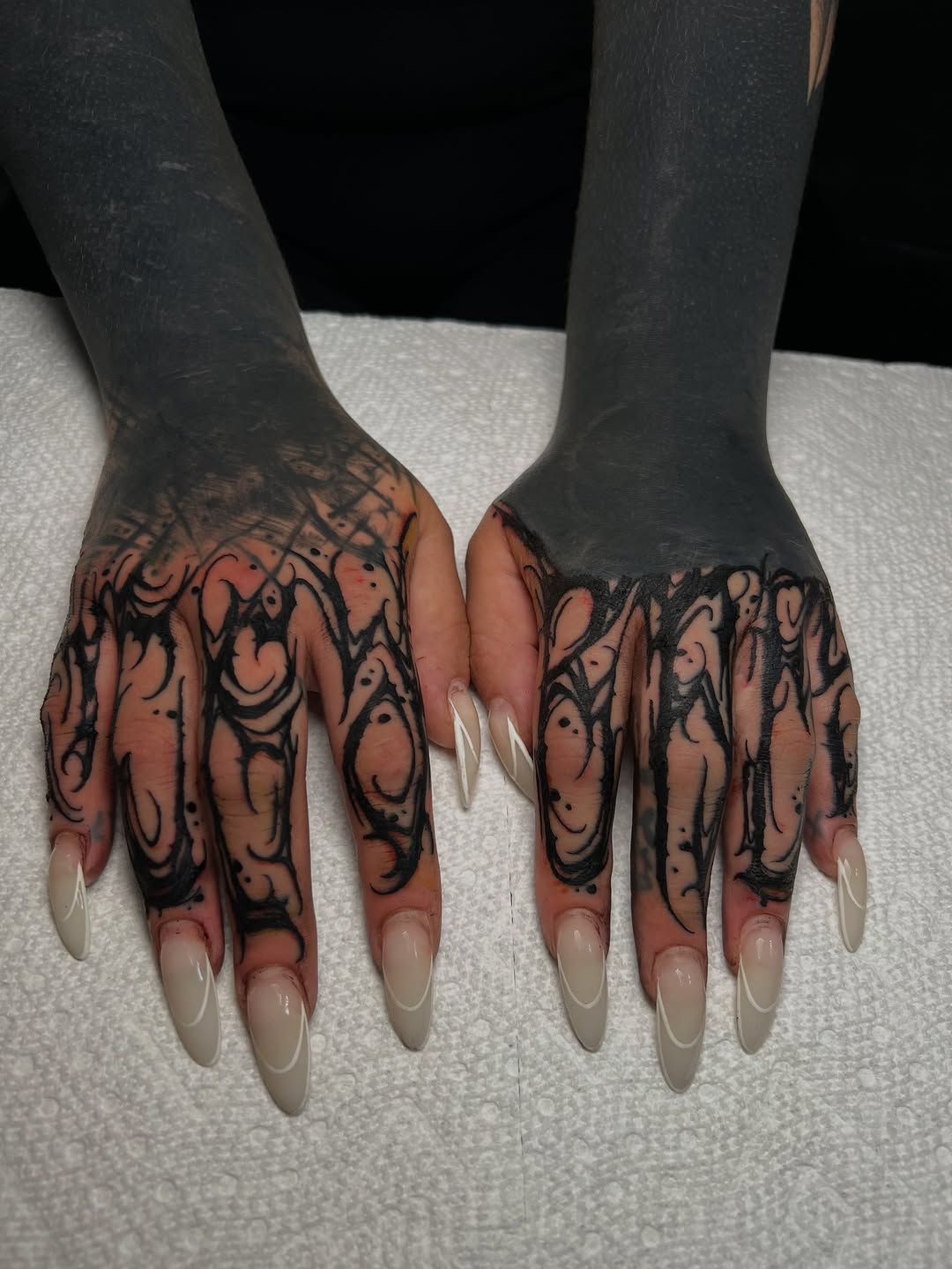 Tattoo by @jamesfoltz — blackwork, ornamental