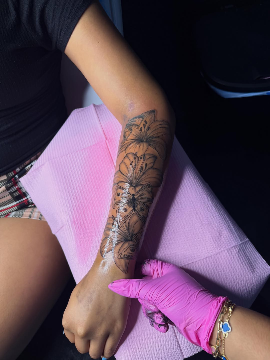 Tattoo by @addicted222inkk_ β black_and_grey