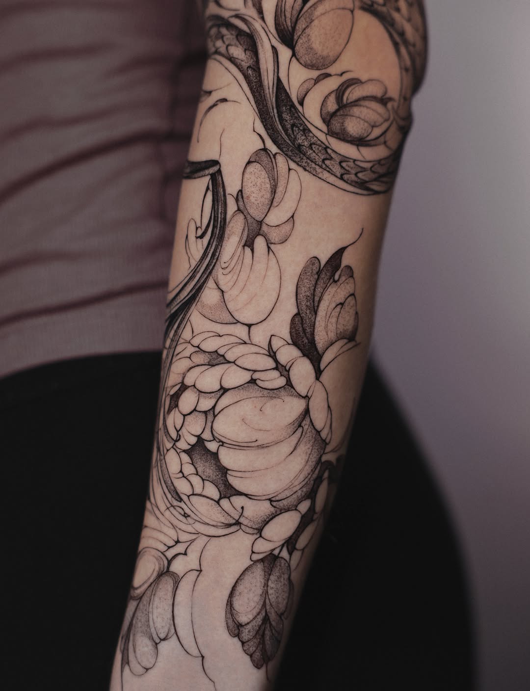 Tattoo by @katuvetattoo β illustrative, black_and_grey