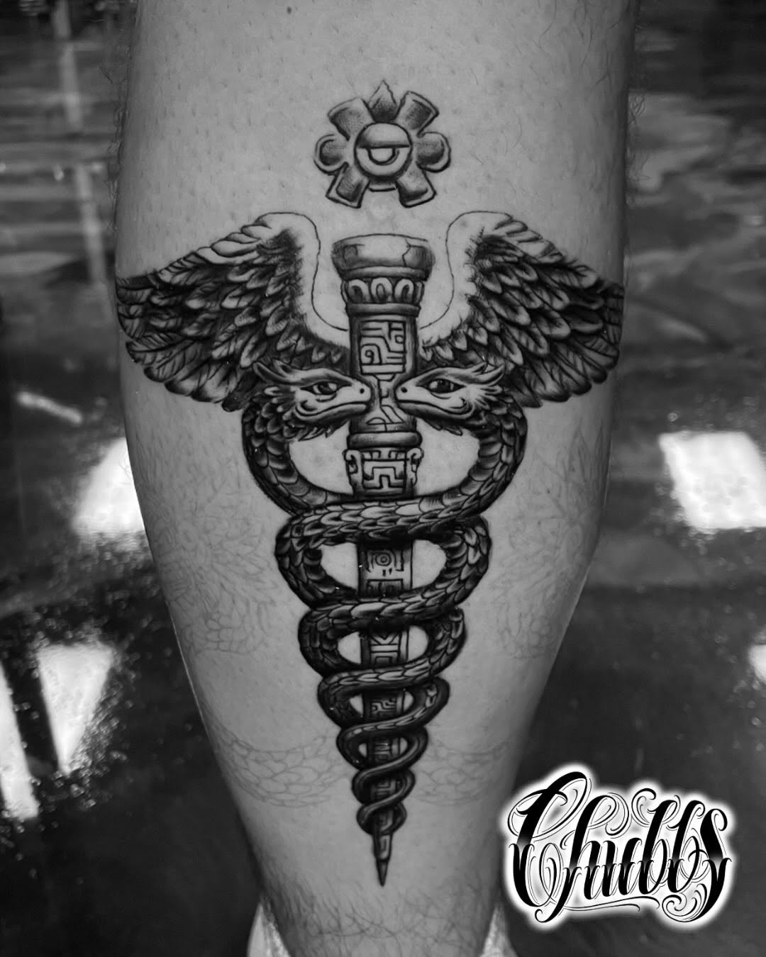 Tattoo by @tatsbychubbs — black_and_grey