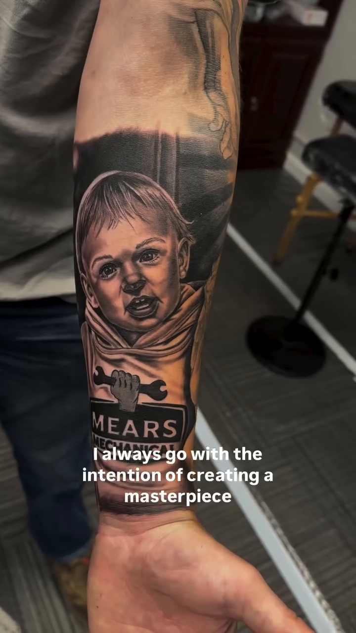Tattoo by @euphoria_tattoos_ — realism, black_and_grey