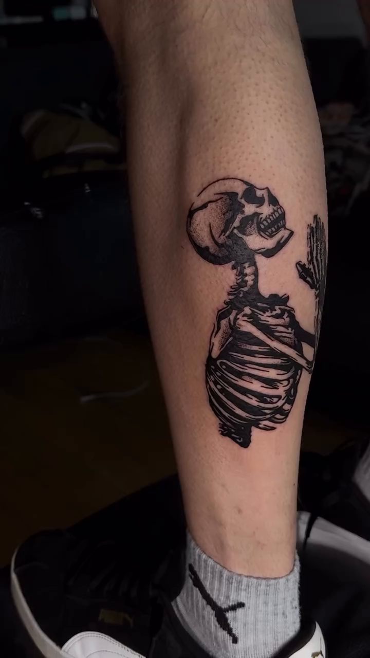 Tattoo by @my_dear__attention — blackwork