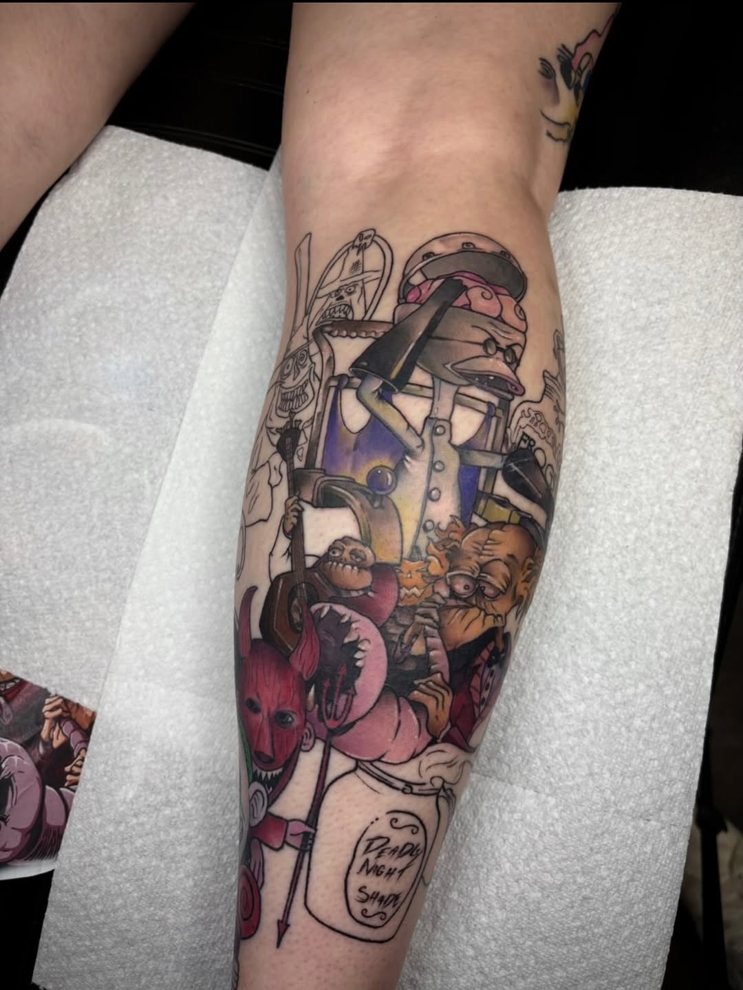 Tattoo by @dobbystattoos — new_school, illustrative