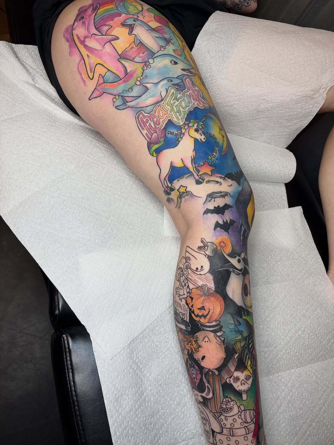 Tattoo by @dobbystattoos — new_school, anime