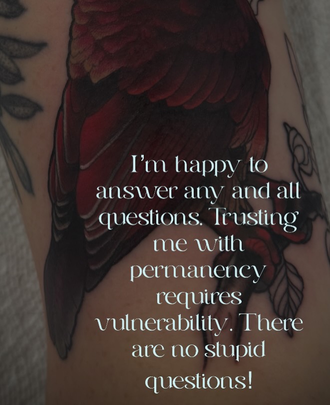 Tattoo by @hauntresshannahtattoo โ lettering_script