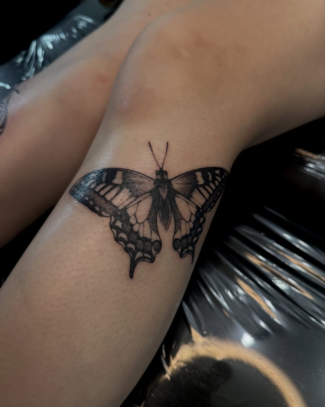 Tattoo by @porcelain_tats — realism, black_and_grey