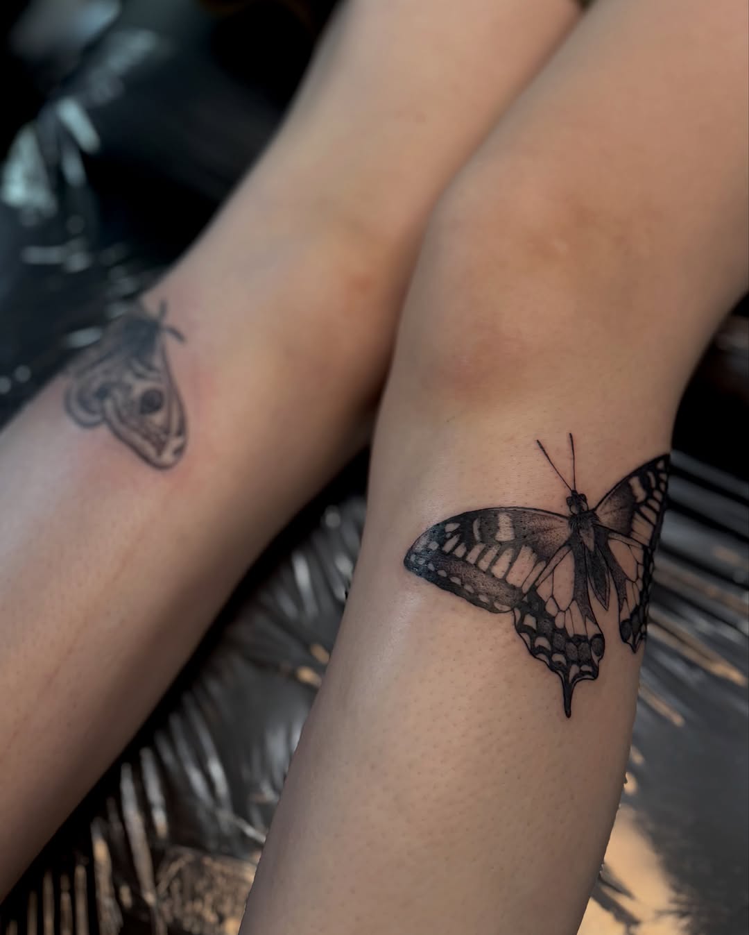 Tattoo by @porcelain_tats — black_and_grey, realism