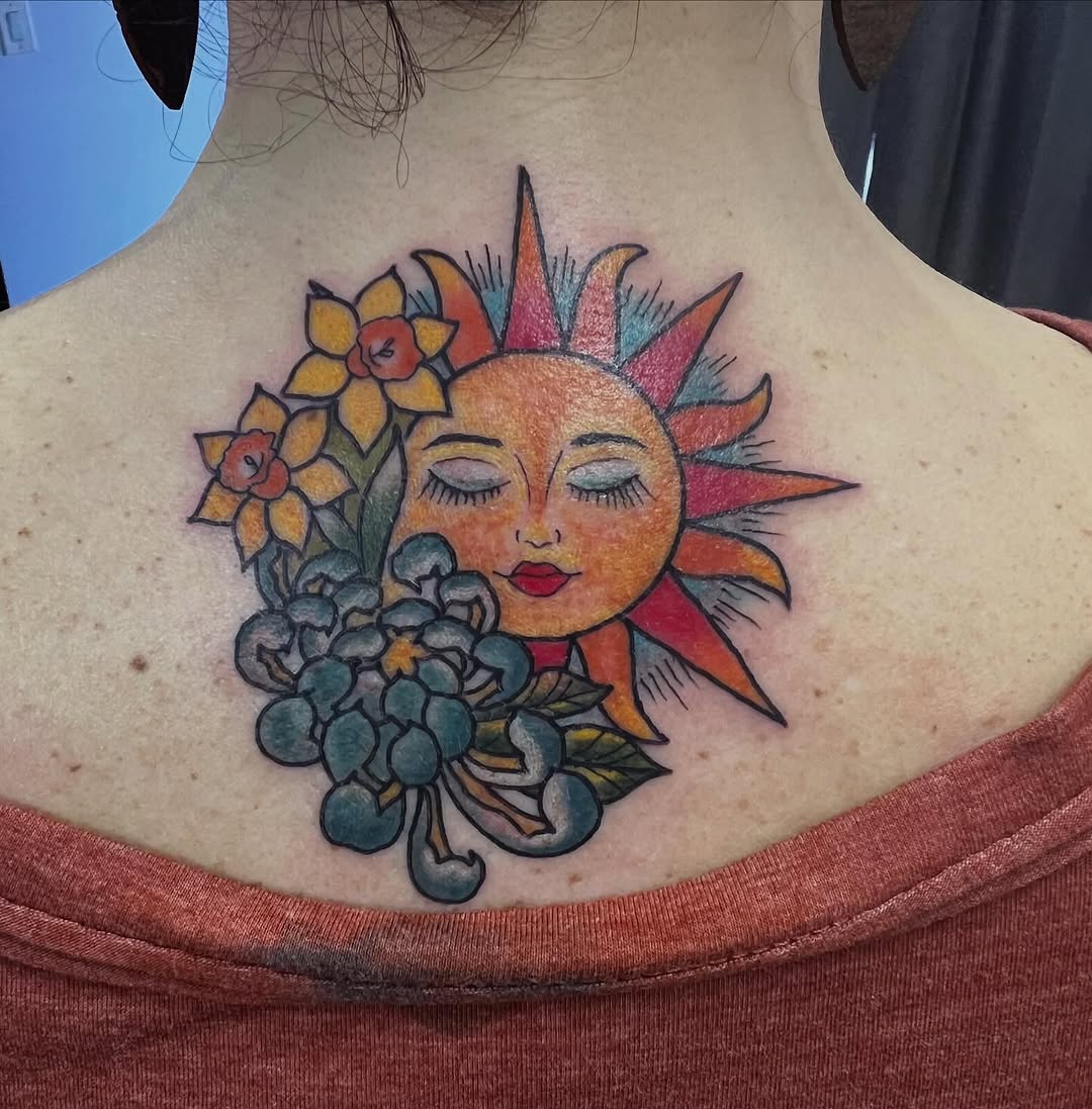 Tattoo by @vickycoleman — american_traditional, illustrative