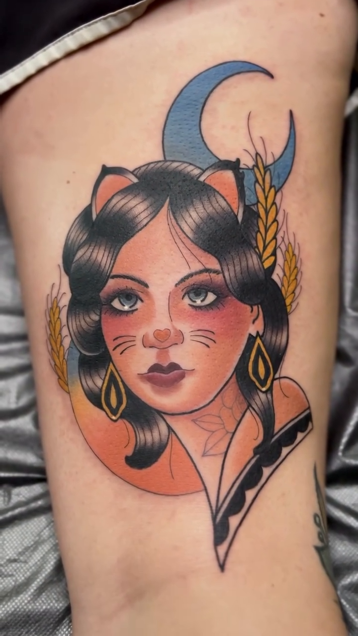 Tattoo by @brandonbadluck — neo_traditional