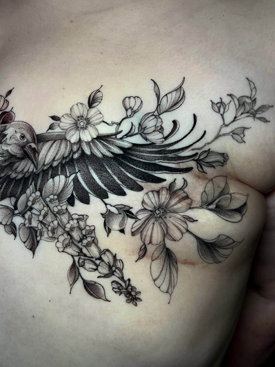 Tattoo by @tehnayatattoos β black_and_grey