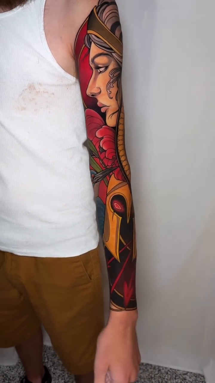 Tattoo by @travisbrown918 — neo_traditional, realism