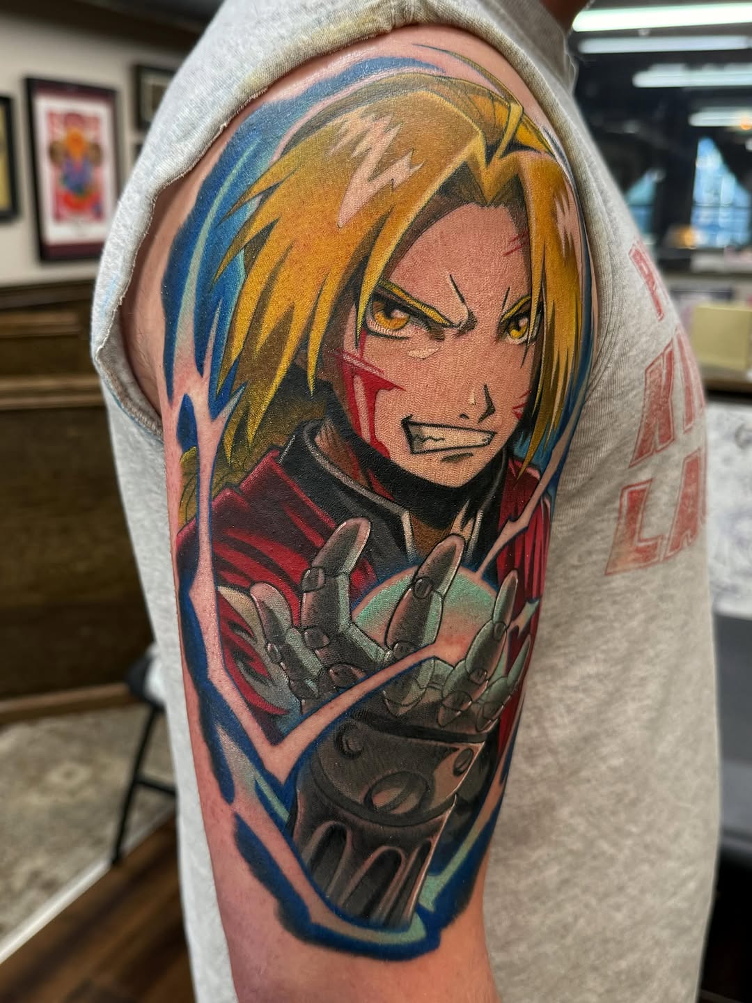 Tattoo by @chrismesitattoo โ anime