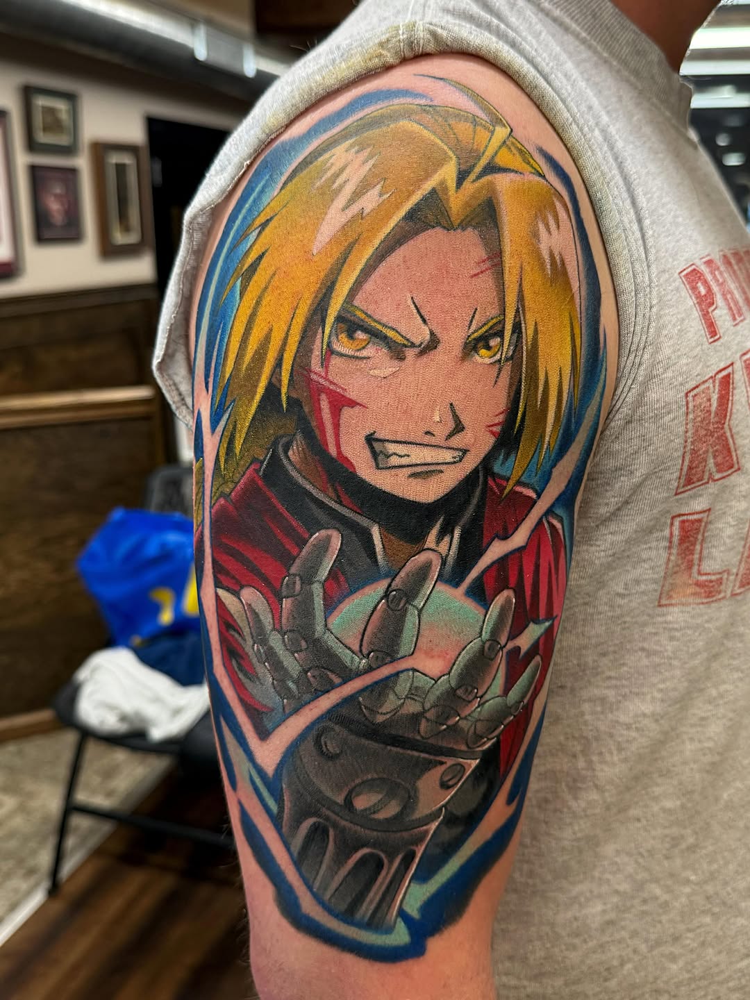 Tattoo by @chrismesitattoo โ anime