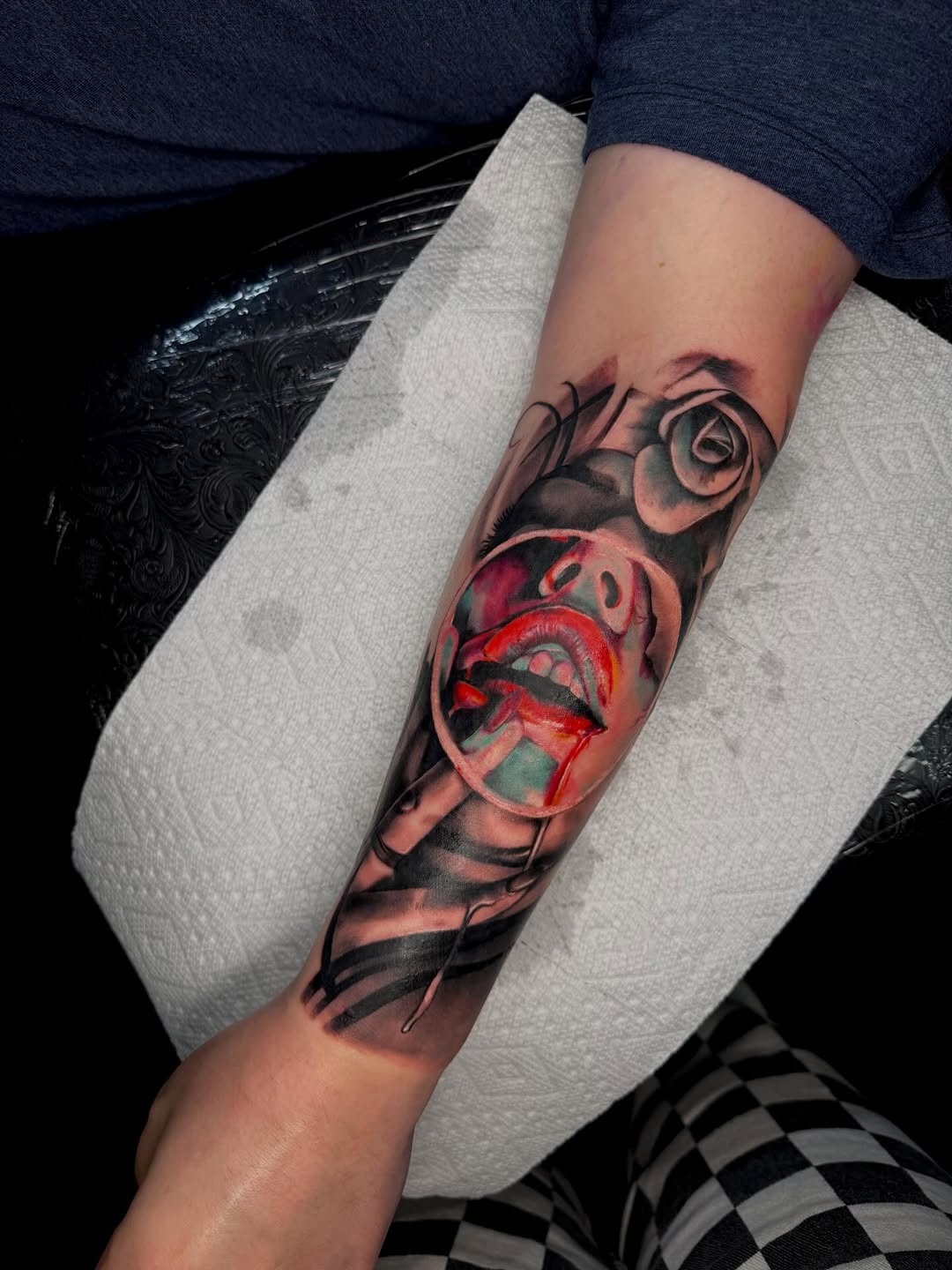 Tattoo by @whip_spurstattoo — realism, trash_polka