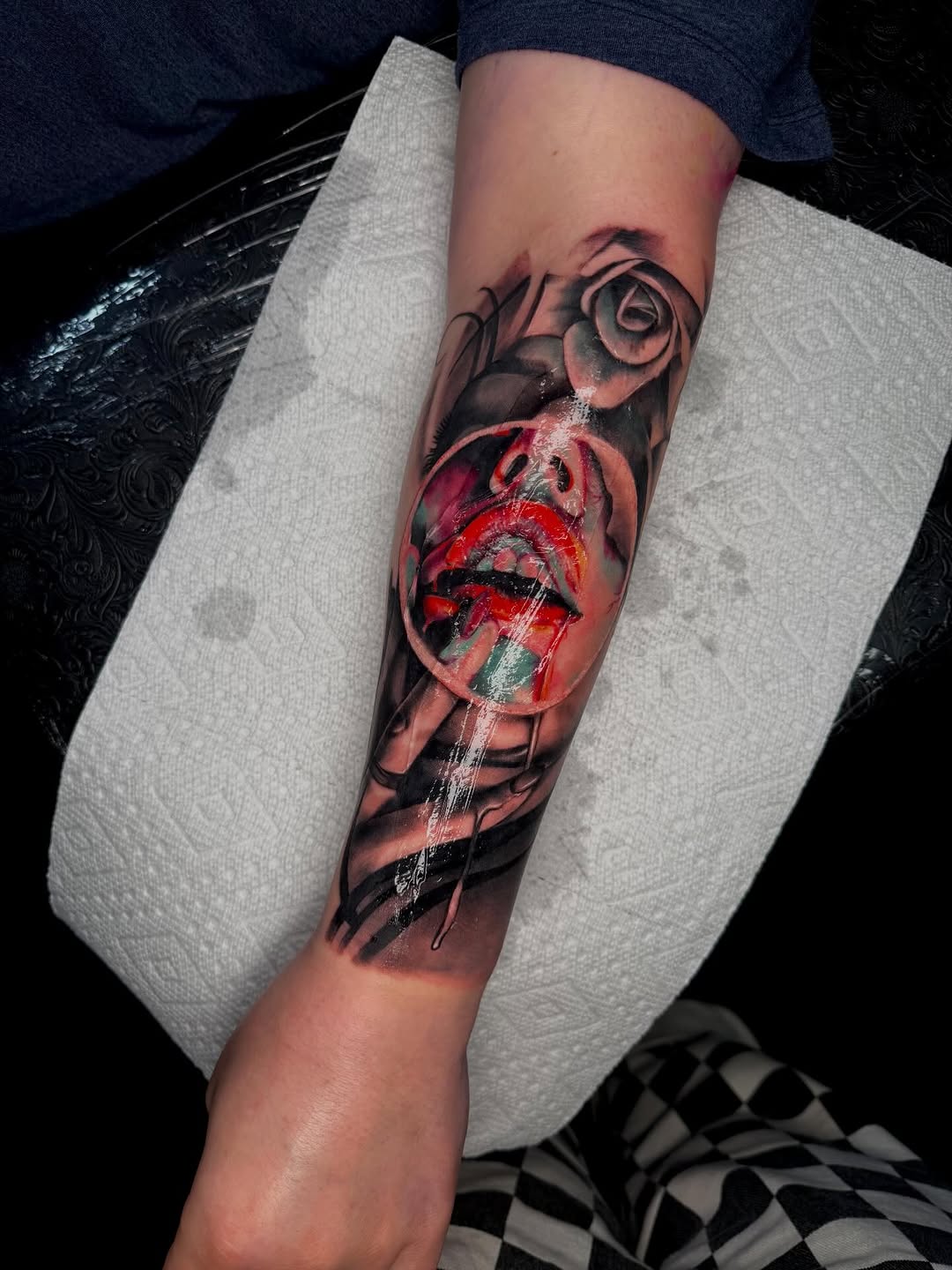 Tattoo by @whip_spurstattoo — realism, trash_polka