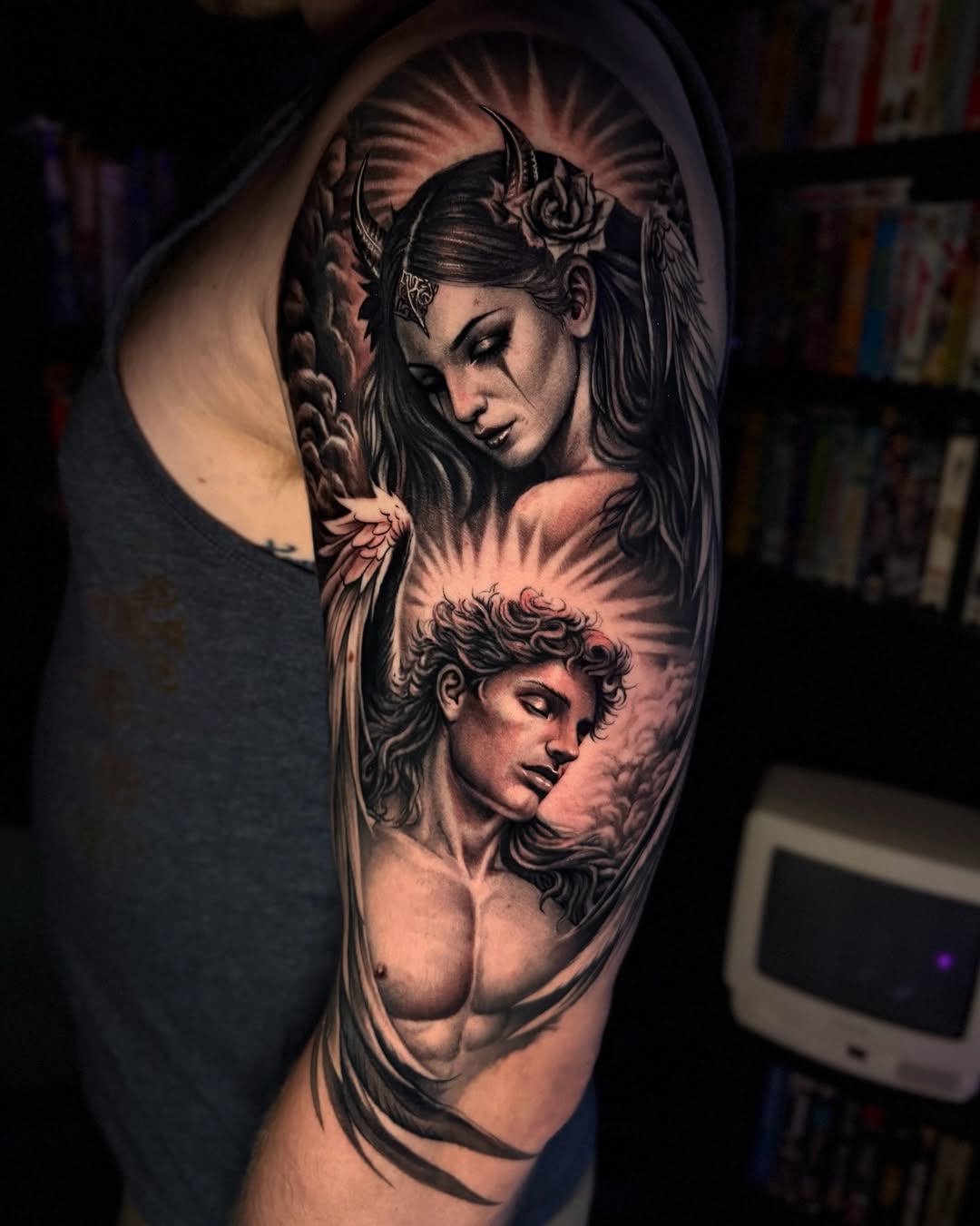 Tattoo by @itstommyink — realism, dark_realism